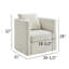 Fauteuil demi-tonneau Sutton Ivory Performance Tissu (fauteuil inclus)-1547986336