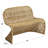 Amalfi S-Frame Woven Bench-281949408