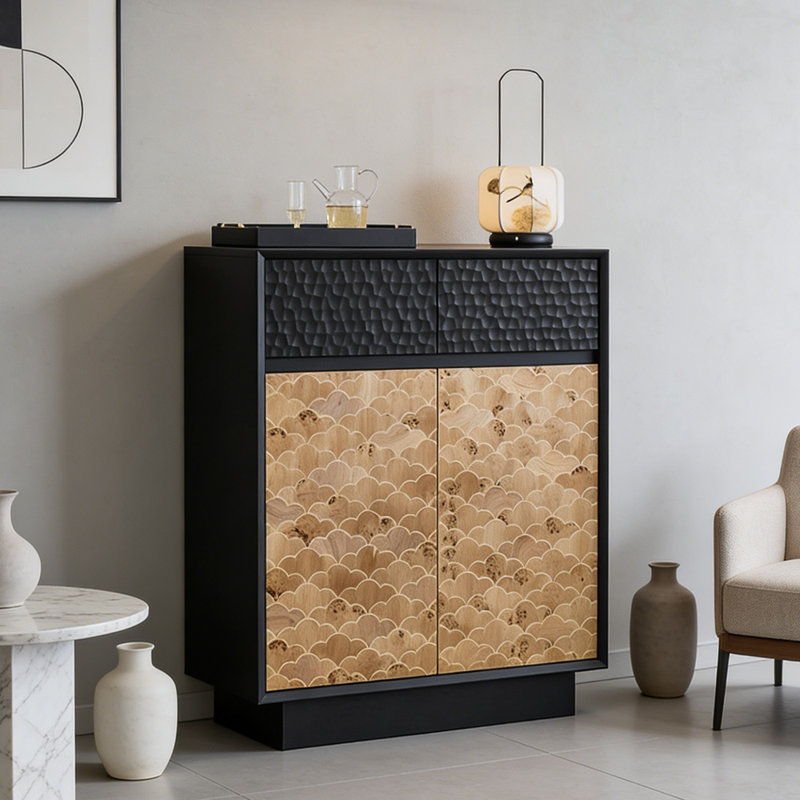 Nouvelle armoire d'appoint de style rétro chinois