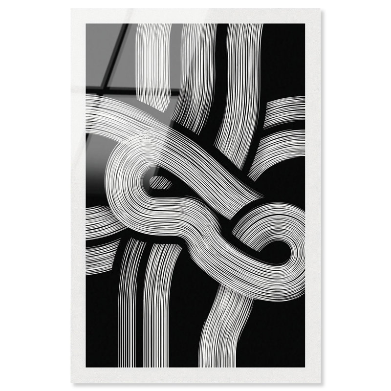«Monicolor Matrix I Minimalist Art», reproduction d'art par Art Remedy, H 45 po x l 30 po