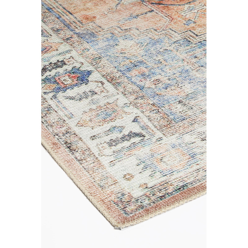 Ciel terre cuite vieilli rétro, Rectangle 6 pi 6 po x 9 pi 5 po