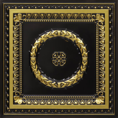 Laurel Wreath Drop-In Or Glue-Up Pvc Ceiling Tile