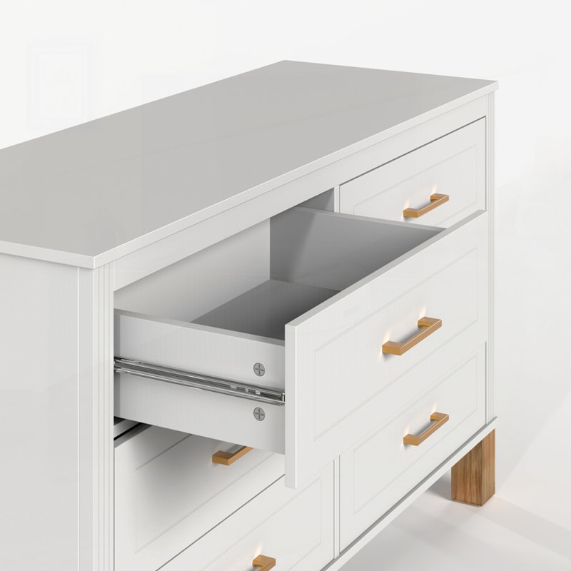 Wooden Entryway Table with Pre-Installed, White
