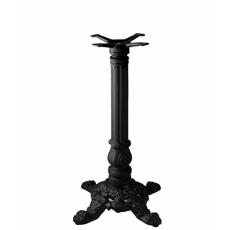 Cafe Table Cross Base, 29" H x 24" W x 24" D