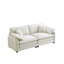 Canapé moderne à 2 places rembourré à assise profonde avec canapé et 4 coussins Modern Sofawarm And Cozy-648104572-648104571