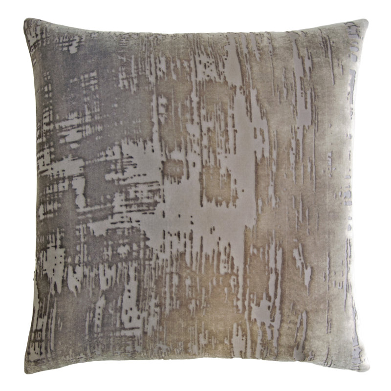 Brush Stroke Square Pillow Cover & Insert, Coyote, 22"H x 22"W