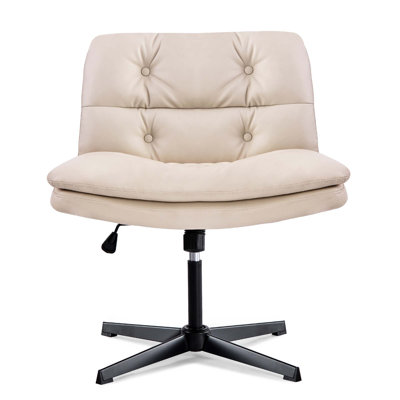 Chaise de bureau ergonomique Mid-Century à hauteur réglable, pivotante et roulante, tissu respirant pour la maison ou le bureau