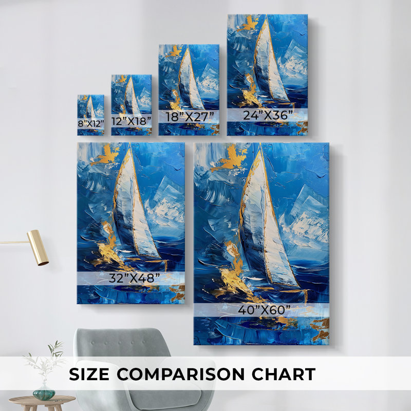 Série XX Sea and Shore - Ensemble de 3 toiles tendues avec châssis - Prêt à être accroché, H 60 po x l 40 po