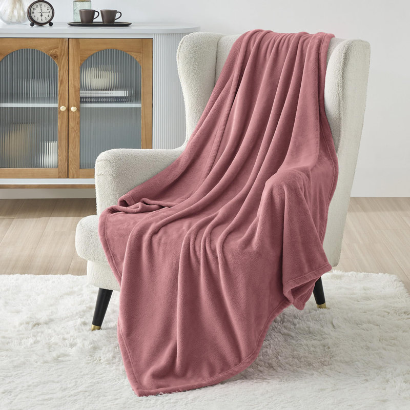 Bedsure Fitted Sheet Deep - Bed Sheets Extra Deep Pocket made of Soft Brushed Microfiber for Bed, Dusty Rose, 150cm x 130cm