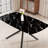 Adlei 8 - Person Glass Top Four Leg Dining Set