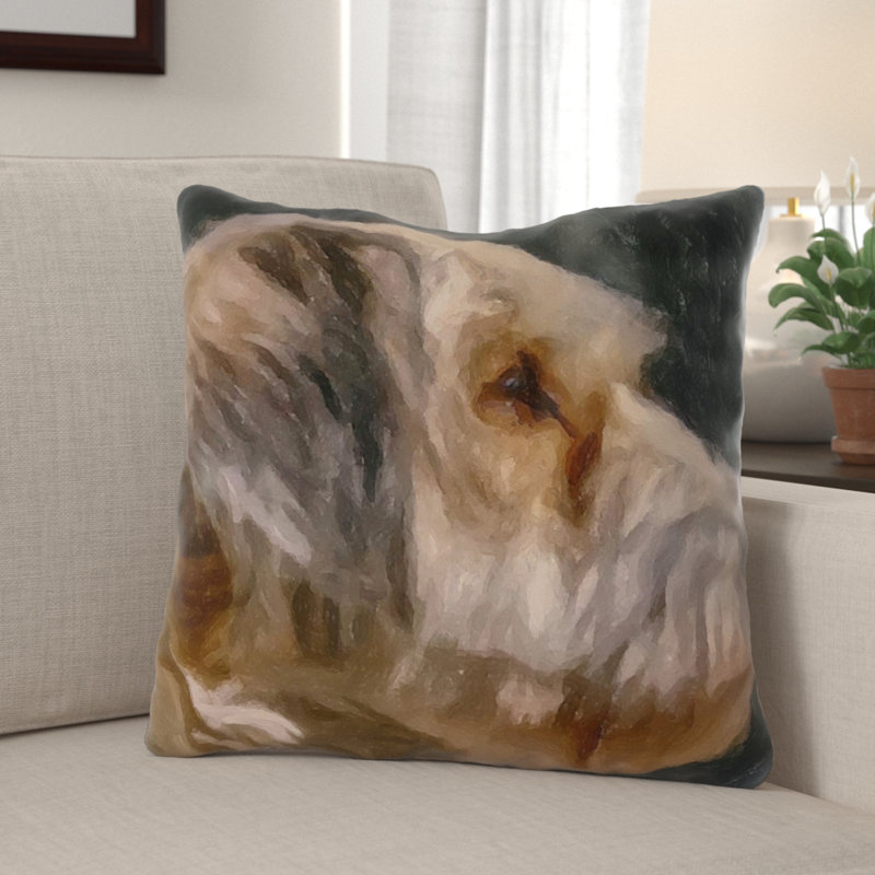Housse et insert de coussin carré Dyer Avenue, Microsuède, Intérieur