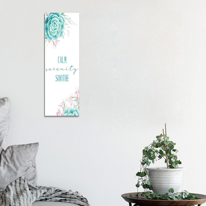 Relax Recharge VI by Kimberly Allen - Wrapped Canvas Panoramic Print, 30.48 cm H x 91.44 cm W x 1.91 cm D