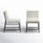 Nicco Cream Polyester Dining Chair (Set of 2)