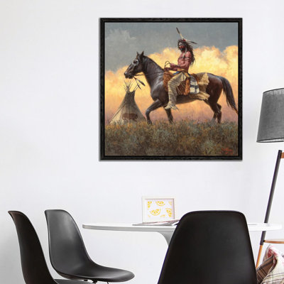 A Lakota Leader by Joe Velazquez - Painting on Canvas