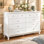Commode double 10 tiroirs l 55,1 po Philomena