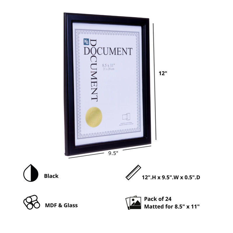 Black Matte Picture Frame