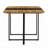 60.2'' Two-Tone MDF Dining Table – Modern Minimalist
