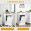 Poubelle de cuisine inclinable (blanc)