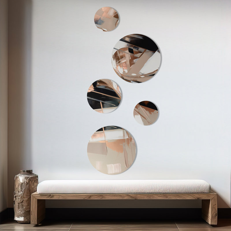 Abstract Wall Decor on Metal