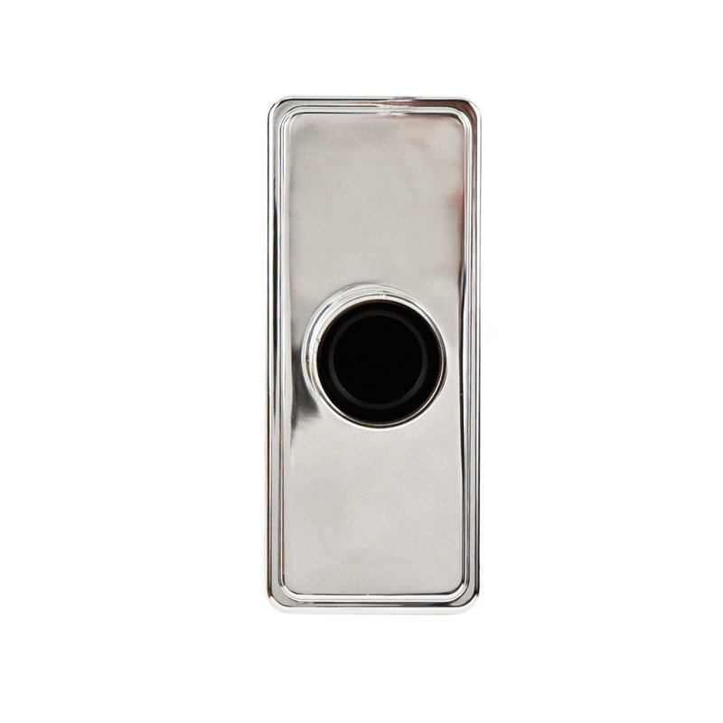 Columnar Curved Shower Rod Brackets, Polished Chrome