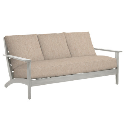 Kennebunkport 86" Wide Outdoor Patio Sofa with Cushions