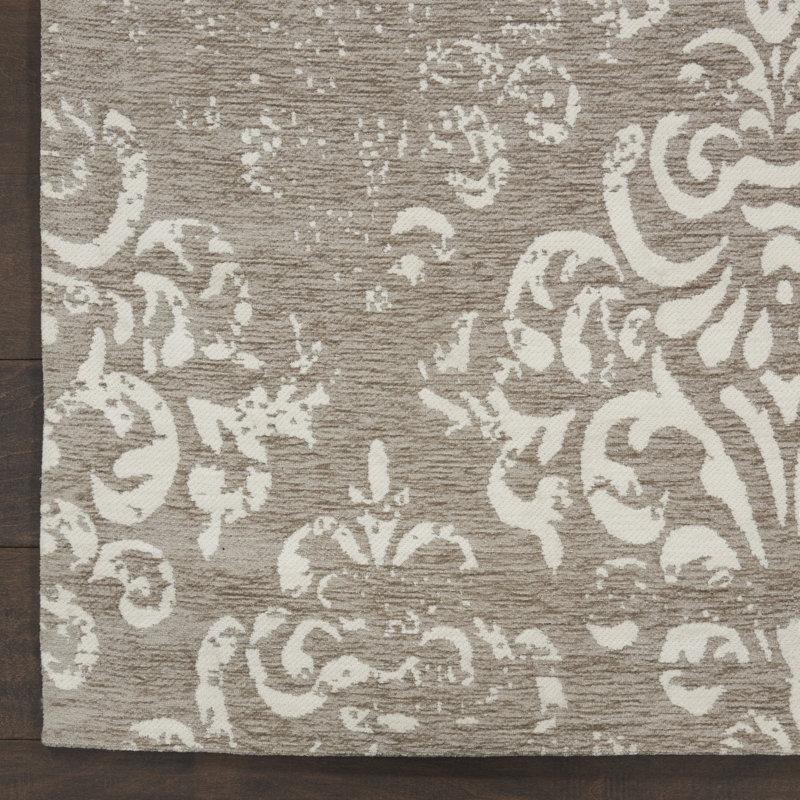 Sophie Damask Area Rug, Rectangle 152 x 213cm