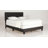 Upholstered  Bed with Padded Headboard, Queen Size, Linen Fabric, Easy Assembly-94717168-94717171