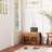 5-Pair Capacity Red-Brown Bamboo Shoe Bench with Hidden Storage
