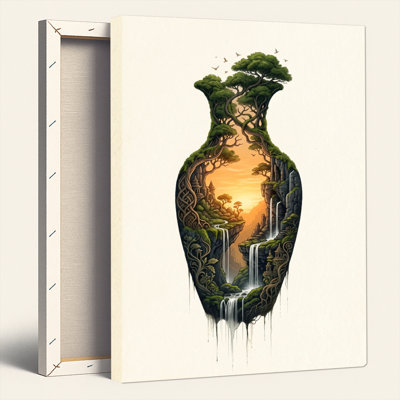 Paysage fantastique, art mural sur toile, ensemble de 1