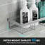 Support de rangement pour tablette de douche, panier de tablettes de salle de bain auto-adhésif-1433126521