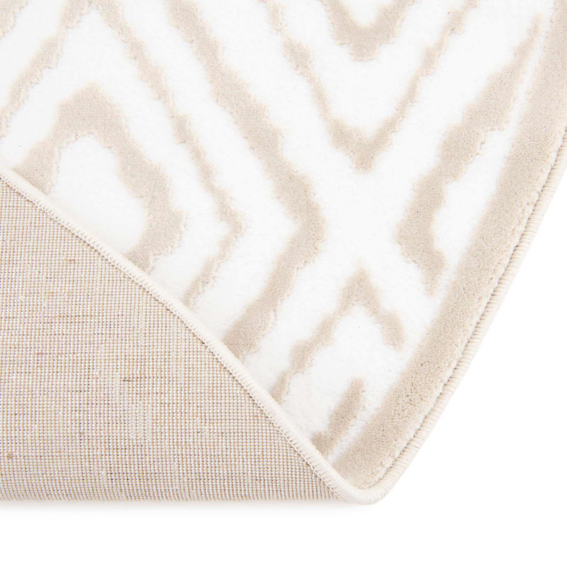 Amose Abstract Indoor Rug, Round 4'