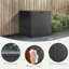 Coffre de terrasse avec capacité de 31 gallons, rangement extérieur verrouillable en résine résistant aux intempéries pour des livraisons sécurisées et un rangement intérieur dans le jardin ou le patio-1766437775