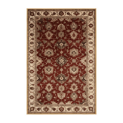 Machine Washable French Brown Area Rug
