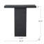 Table basse rectangulaire 35,5 x 14 x 35,5 po avec base piédestal