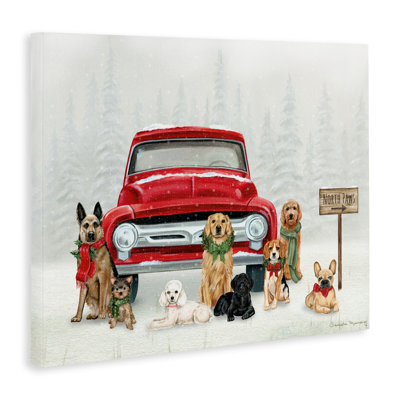 «Royal Pups Holiday», art mural par Danielle Murray