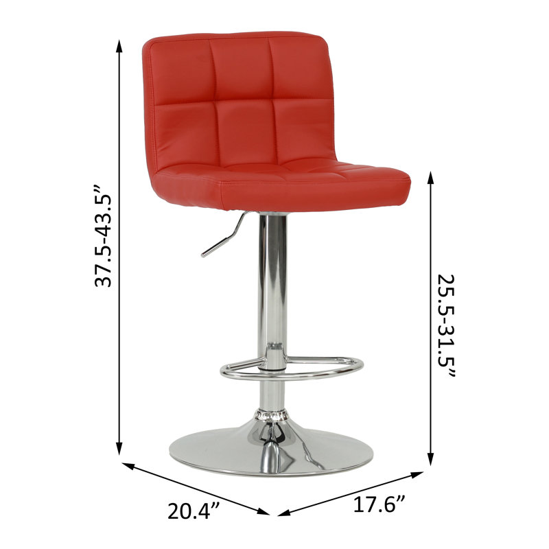 Tabourets de bar, Rouge