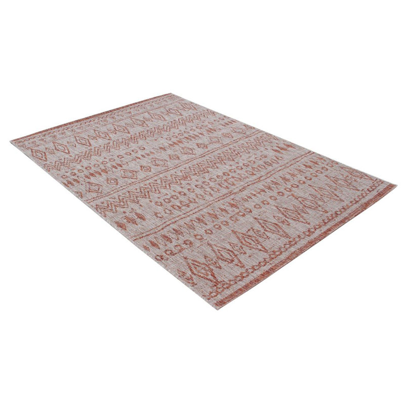 Kaden Abstract Hand Woven Indoor / Outdoor Area Rug, Rectangle 160 x 230cm