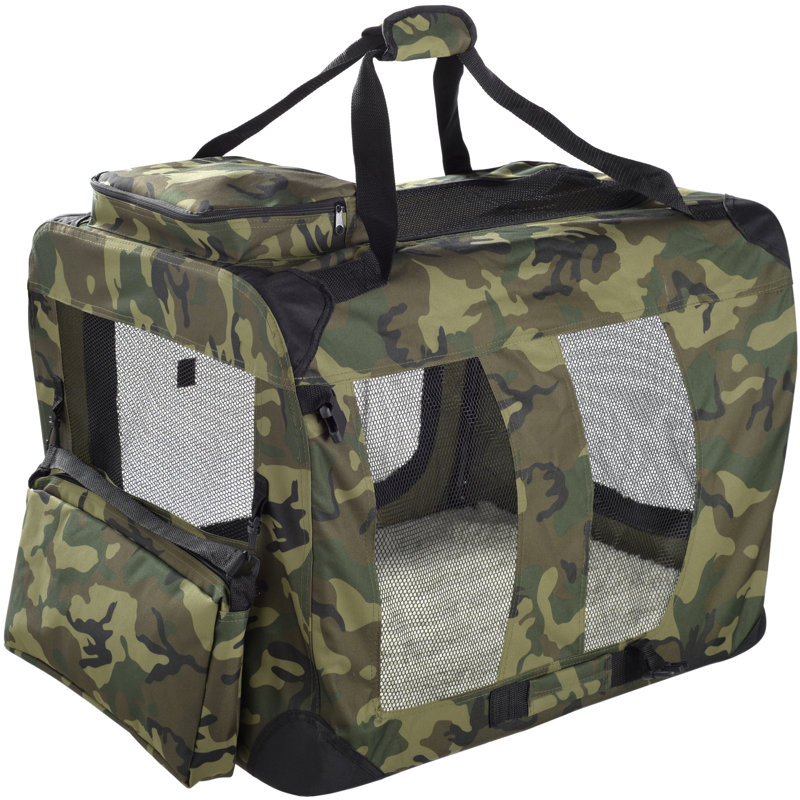 Chorley Collapsible Soft-Sided Crate with 1 Door, Large (52 cm H x 52 cm W x  70 cm L)