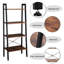 Dieter 137.5cm H x 56cm W Steel Etagere Bookcase