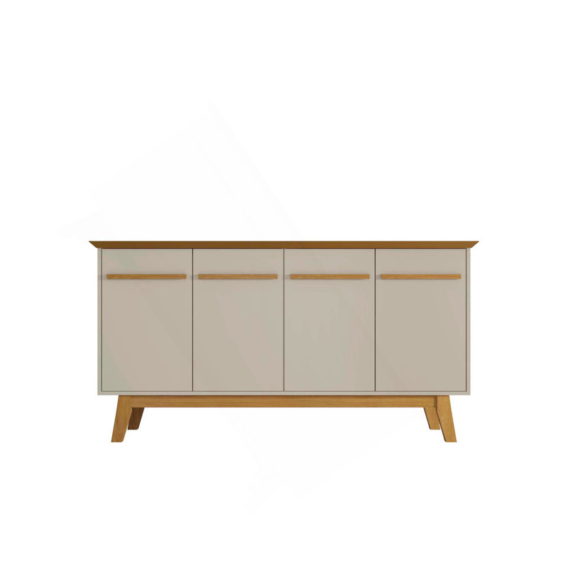 Buffet blanc cassé et naturel