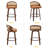 Drees Swivel Vegan Leather Counter And Bar Stool-2135606273-2135606285