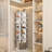 Rotating Shoe Rack Tower, 6-Tier Spinning Shoe Rack, Free Standing 360° Revolving Shoe Organizer, High Bottom Design Shoe Tower Spinning Storage Lazy Susany, Fits 24 Pairs of Shoes (6-Tier White)