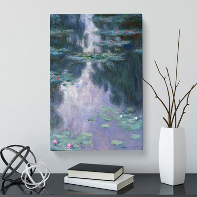 Water Lilies Lily Pond Vol.23 by Claude Monet - Wrapped Canvas