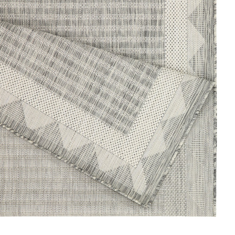 7 pi 10 po Tapis X 3 argenté - Teinté, pour la vie intérieure / extérieure et les animaux de compagnie