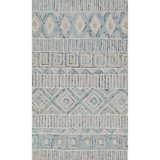 Odyssey Hand-Tufted Cut/Loop Pile Textured Geometric Wool Rug