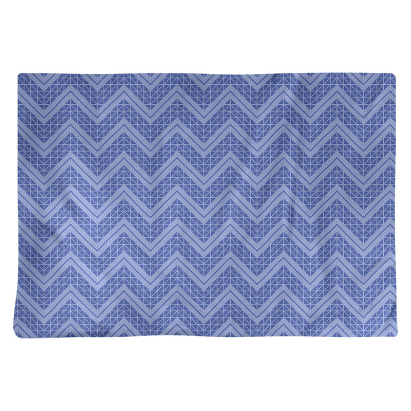 Récapitulatif de coton 18 po à la main classic Stephenie, Bleu foncé, Coton