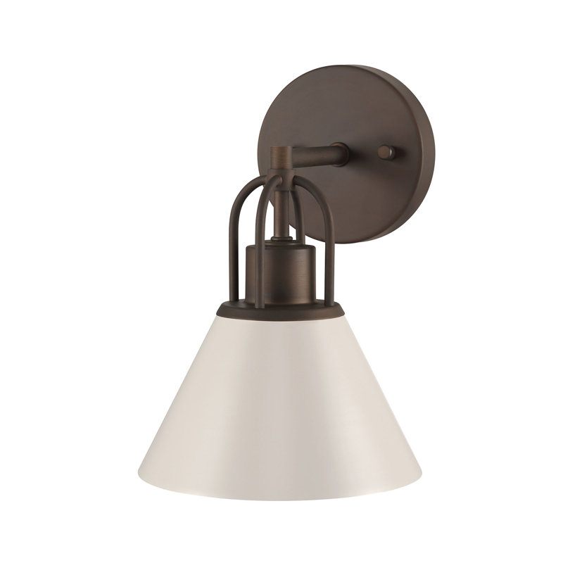 Jasmine Roth Wall Sconce, Sandstone, Matte Bronze