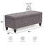 Repose-pieds de rangement rectangulaire en velours Ashtin-1218341558