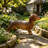 Brown Dachshund Statue