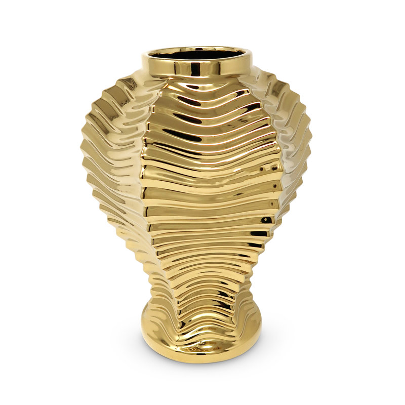 Pot à gingembre en céramique Gints, H 18 po x l 9,8 po x P 8,6 po